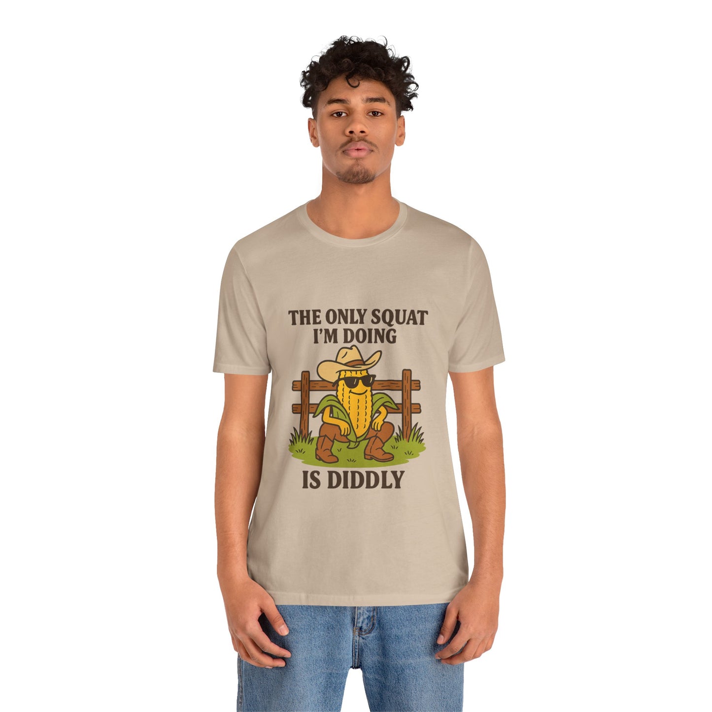 The Only Squat Im Doing Is Diddly Graphic Tee