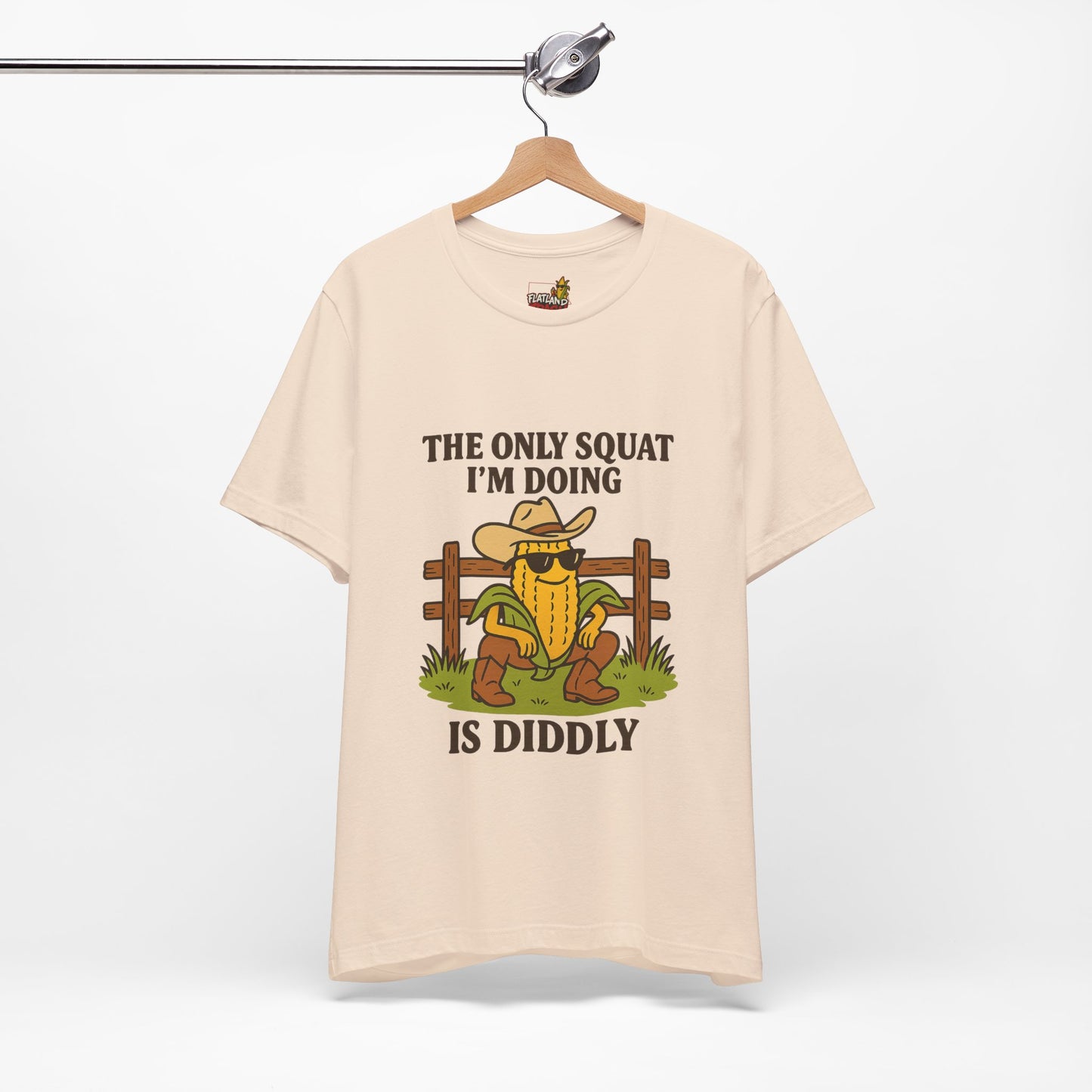 The Only Squat Im Doing Is Diddly Graphic Tee