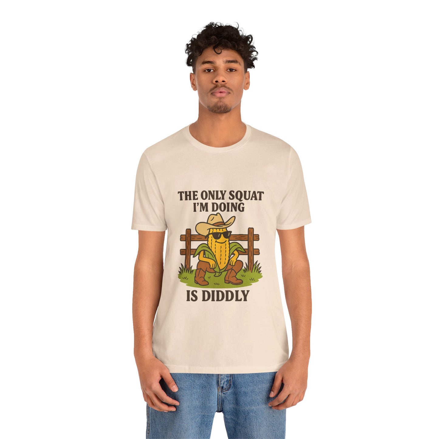 The Only Squat Im Doing Is Diddly Graphic Tee