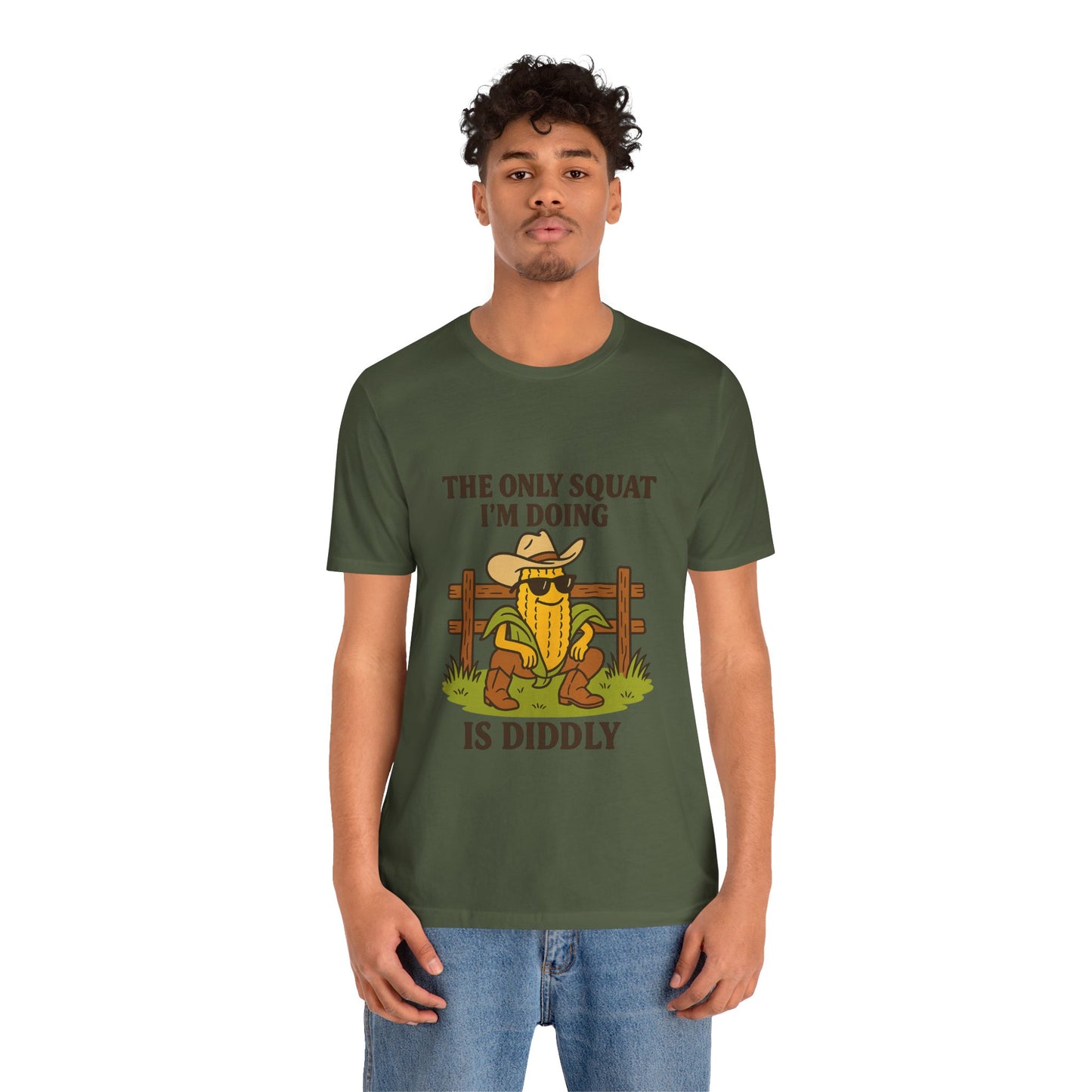 The Only Squat Im Doing Is Diddly Graphic Tee