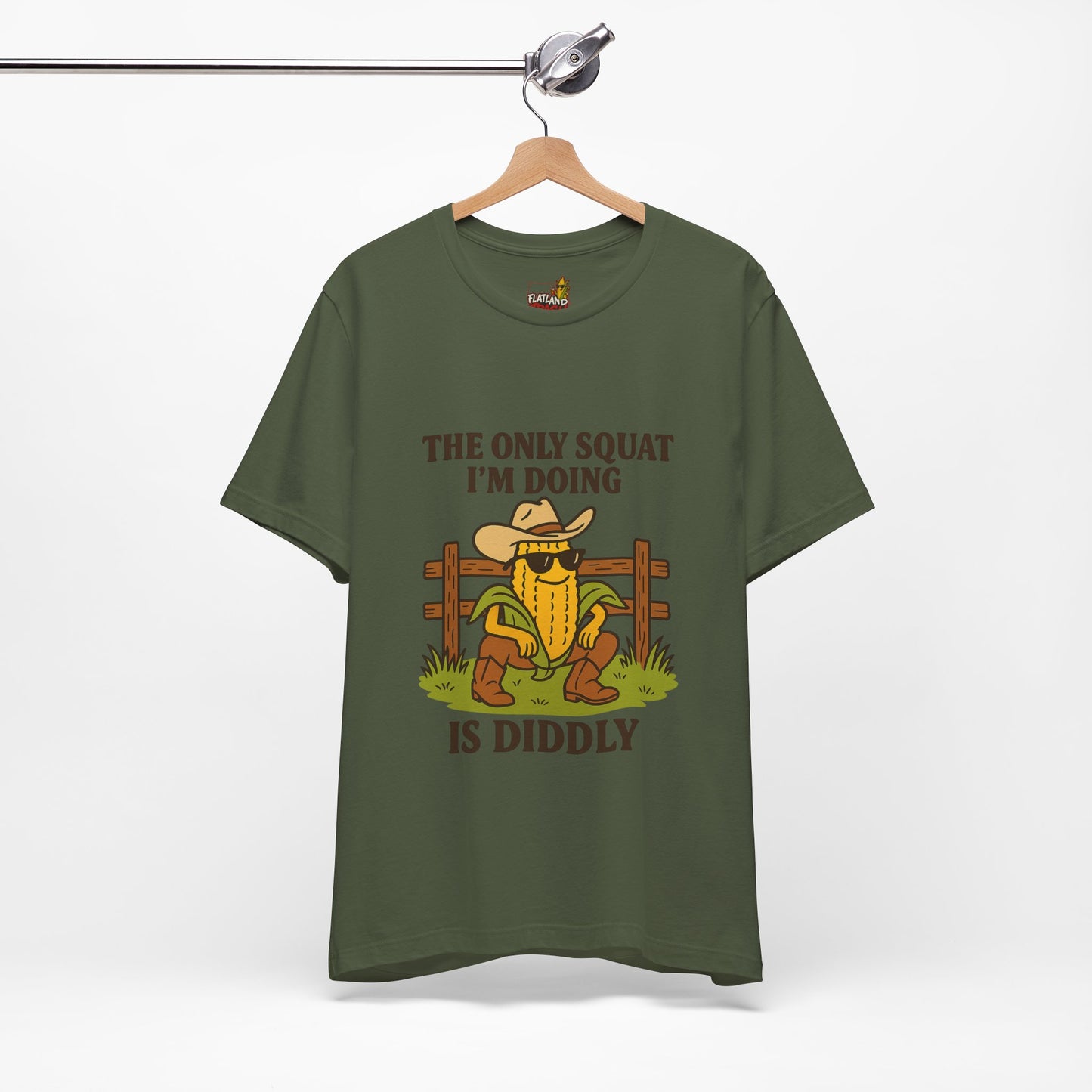The Only Squat Im Doing Is Diddly Graphic Tee