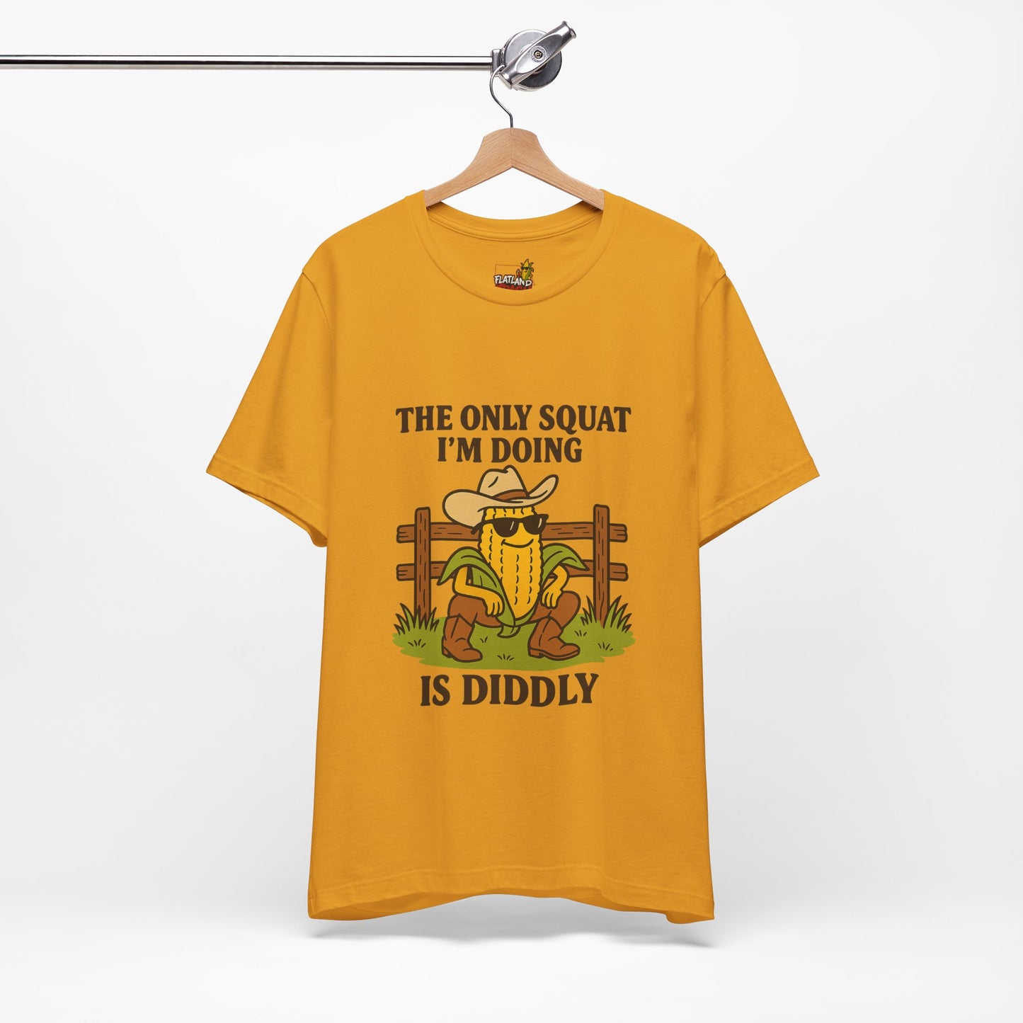 The Only Squat Im Doing Is Diddly Graphic Tee