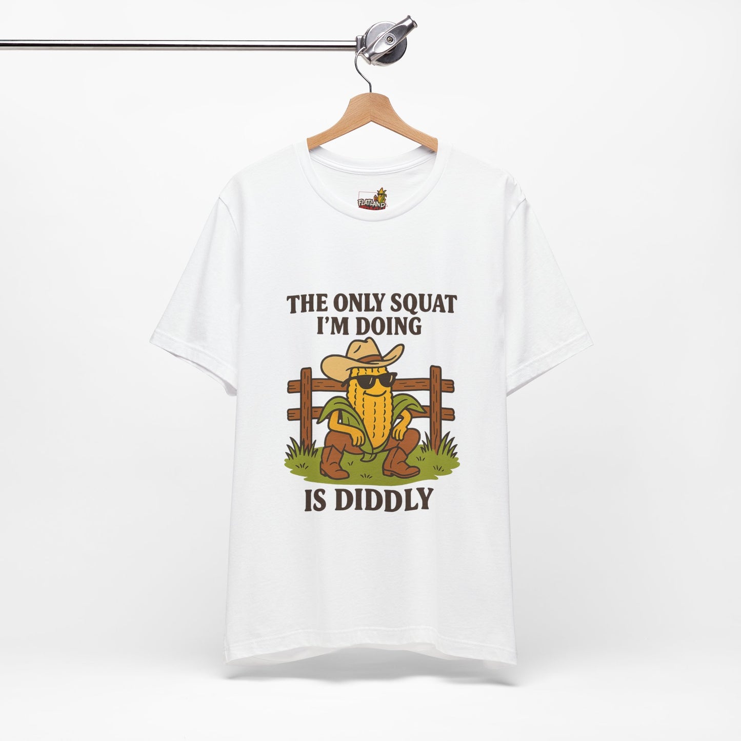 The Only Squat Im Doing Is Diddly Graphic Tee
