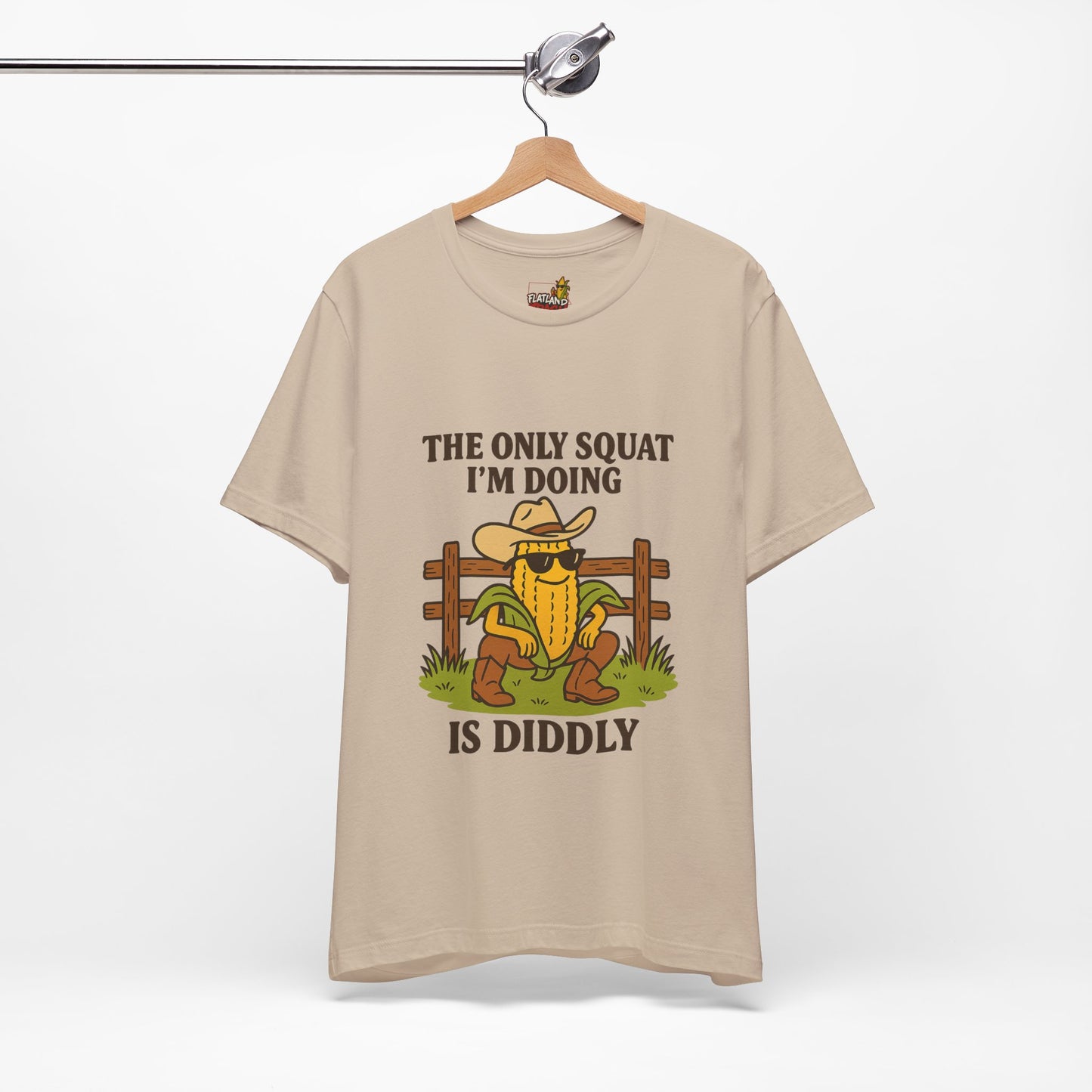 The Only Squat Im Doing Is Diddly Graphic Tee
